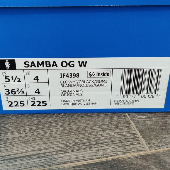 NEW Adidas Women's Samba OG Floral Embroidery Sneakers 5.5 - Picture 2 of 9